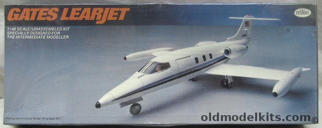 Testors 1/48 Learjet 25 - (Lear 25), 401 plastic model kit